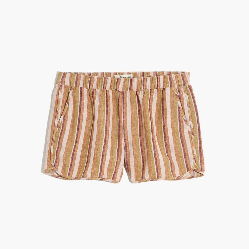 *NEW* Madewell stripes linen/Cotton shorts